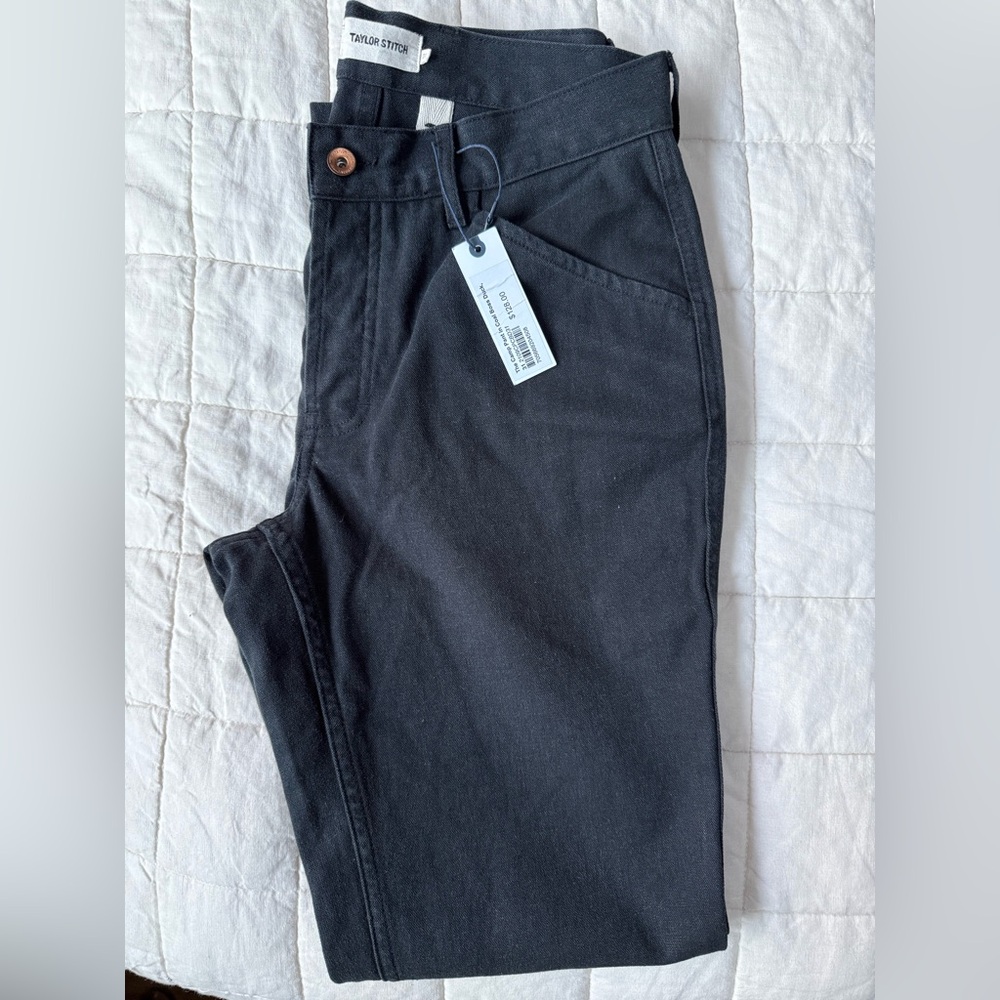 Taylor Stitch Camp Pant in Coal Boss Duck size 31